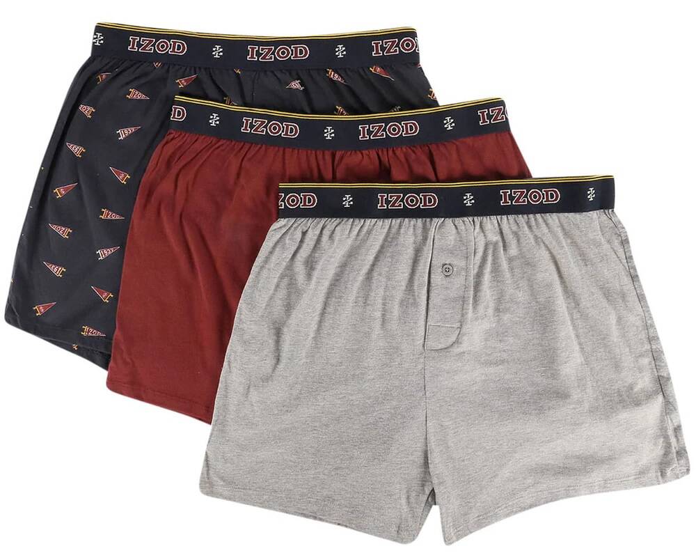 3-Pack Izod Men's Surprise Boxers