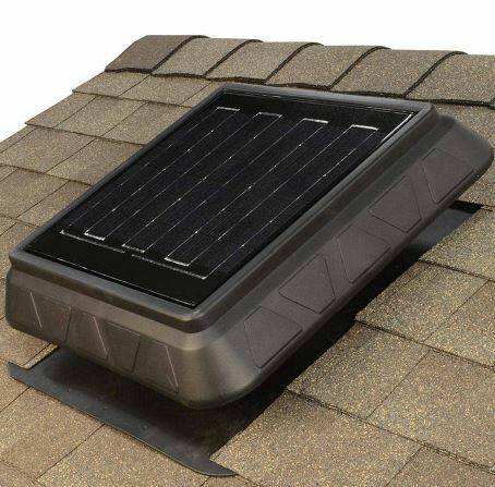 Master Flow 25W Solar/Electric Powered Exhaust Fan