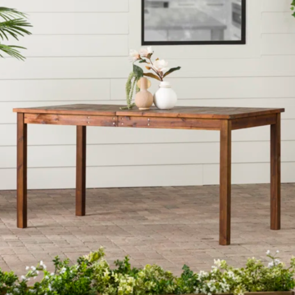 Acacia Wood Patio Table