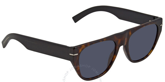 Dior Blue Avio Square Men's Sunglasses