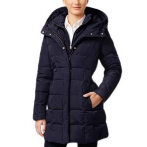 Cole Haan Women's Hooded Down Puffer Coat