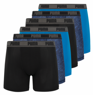 Puma 6-Pack Men's Boxer Briefs