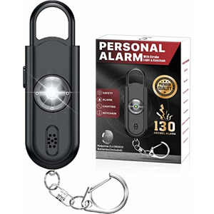 Personal Alarm w/ Siren & LED Light