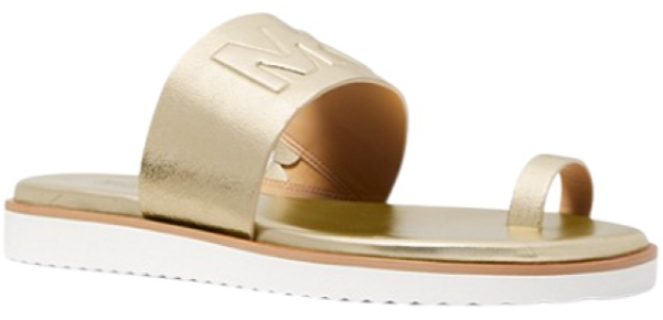 Michael Kors Women's Faux Leather Slides