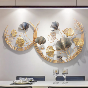 Modern 3D Hollow Metal Art Wall Decor