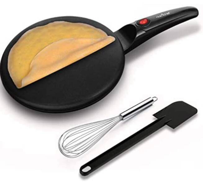 NutriChef Electric Griddle Nonstick 8” Pan