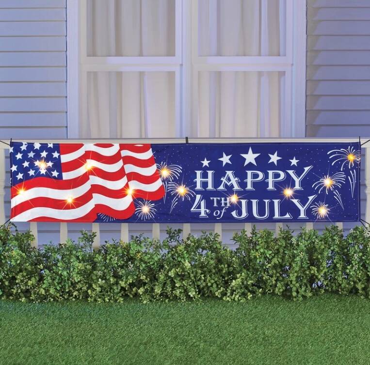 Happy 4th of July Banner