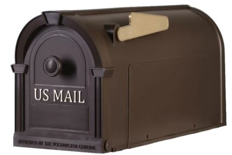 Hampton Post Mounted Mailbox