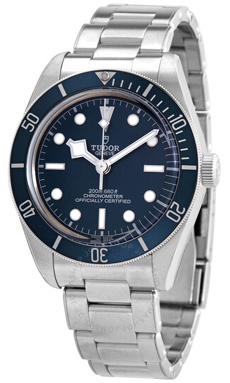 Tudor Men's Black Bay Automatic Chronometer Blue Dial Watch