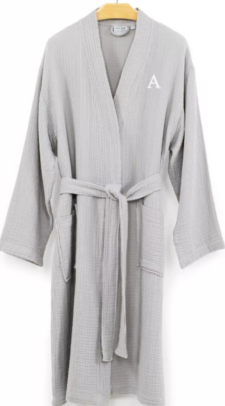 Linum Home Personalized Spa Robe