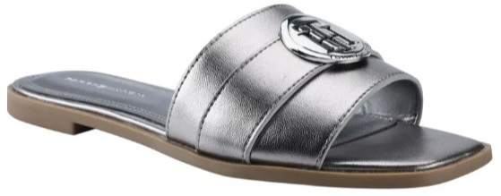 Paliana Monogram Medallion Slide Sandal