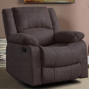 Upholstered Microfiber Recliner