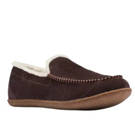 Columbia Men's Leather Moccasin Slippers