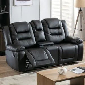 Home Theater Recliner Loveseat w/ Storage