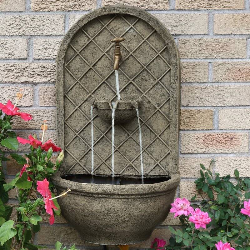 Polystone Electric Wall Fountain