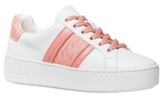 Michael Kors Leather Women's Logo Stripe Sneakers