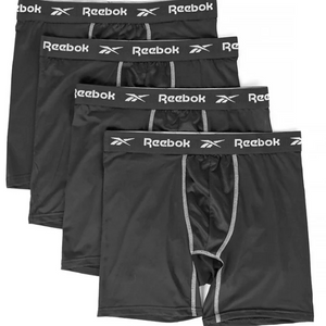 4-Piece Reebok Men's Performance Boxer Brief