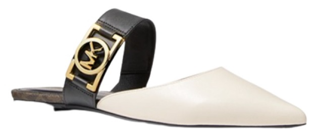 Michael Kors Women's Leather Logo Mules