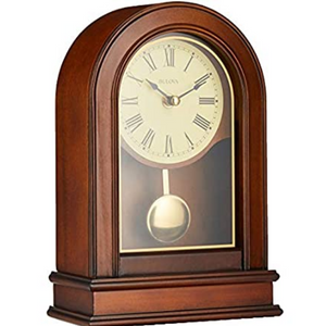 Bulova Walnut Wood Clock