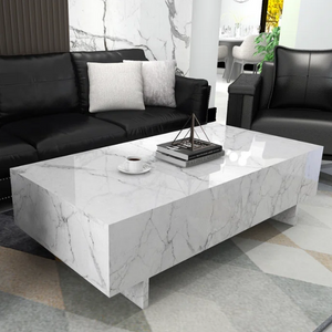 Marble Look Coffee Table