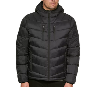 Club Room Men's Hooded Puffer Jacket