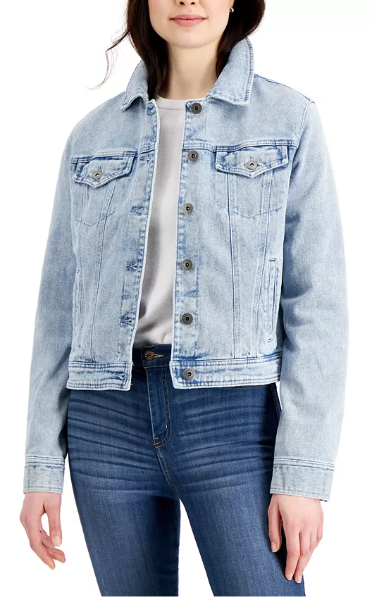 Style & Co Women's Classic Denim Jacket