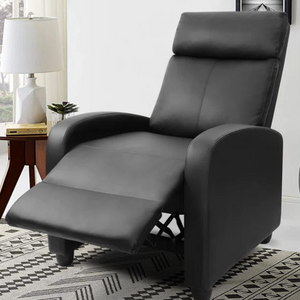 Faux Leather Massage Recliner