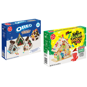 2-Pack Oreo & Sour Patch Holiday Cookie House Kit