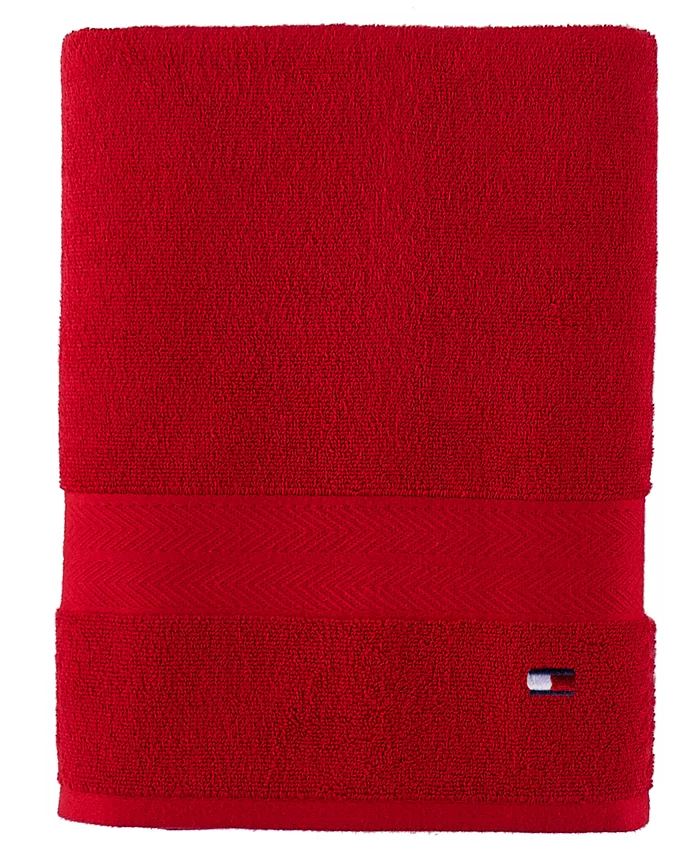 Tommy Hilfiger Solid Cotton Bath Towel