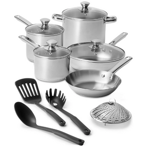 13-Piece Stainless Steel Cookware Set