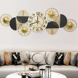 Metal Art Decor Wall Clock