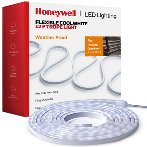 Honeywell Flexible 12' White Neon LED Rope Light