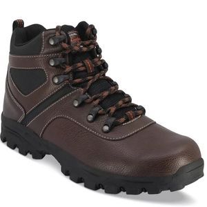 Weatherproof Men's Faux Leather Hiker Boots