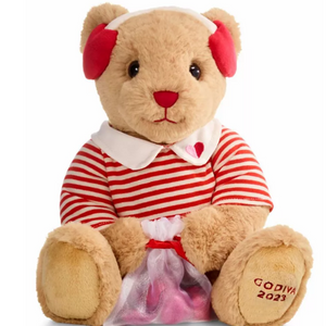 Godiva Valentine's Day 2023 Plush Bear