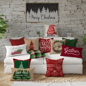 Farmhouse Christmas Pillow Covers