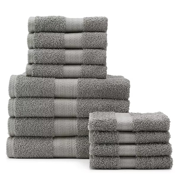 The Big One 12-Piece Bath Towel Set