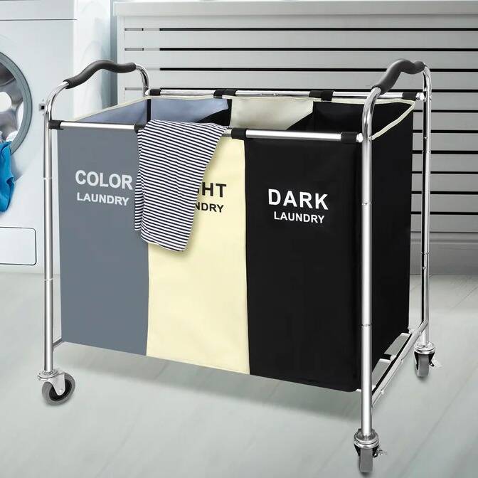 3-Bag Laundry Hamper