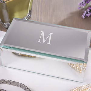 Personalized Mirrored Jewelry Box