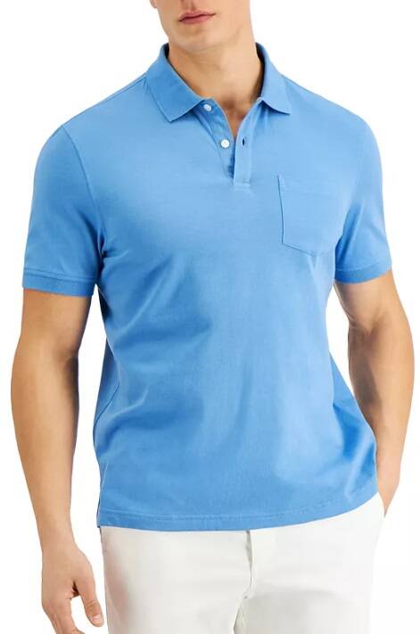 Club Room Men's Jersey Polo w/ Pocket