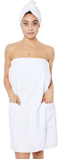 Reversible Bath & Hair Towel Wrap Set