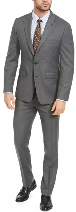 Van Hausen Men's Flex Slim Fit Suit