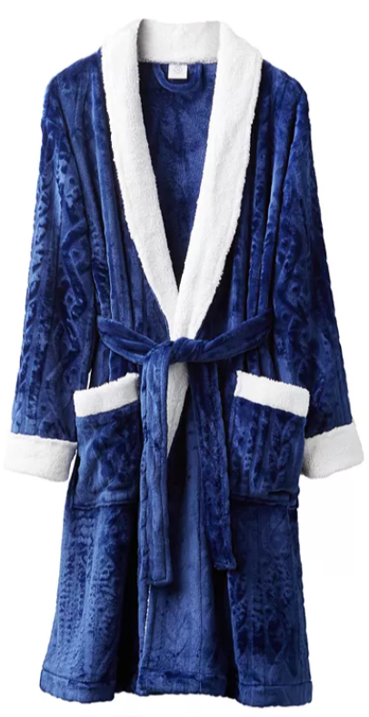 Martha Stewart Plush Bath Robe