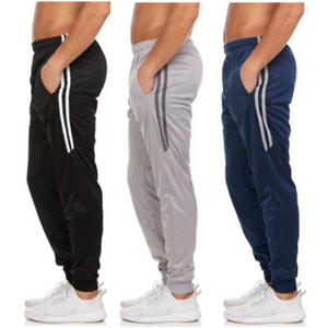 3-Pack Men's Fleece Tricot Joggers