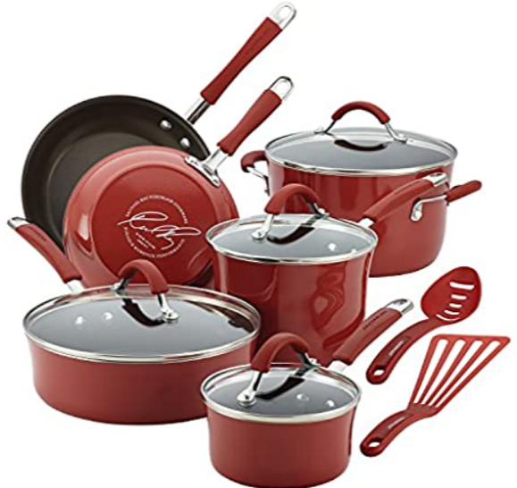 Rachael Ray 12-Piece Nonstick Cookware Set