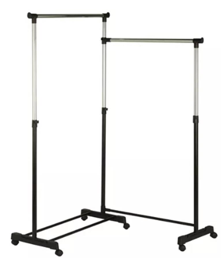 Rotatable Double Garment Rack