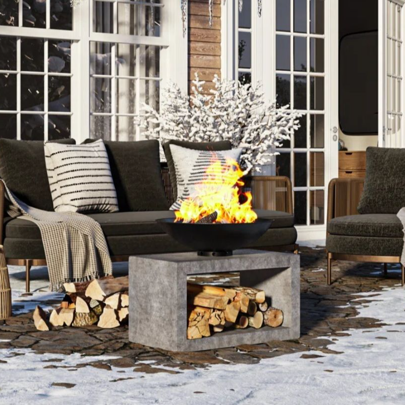 Steel Wood Burning Fire Pit