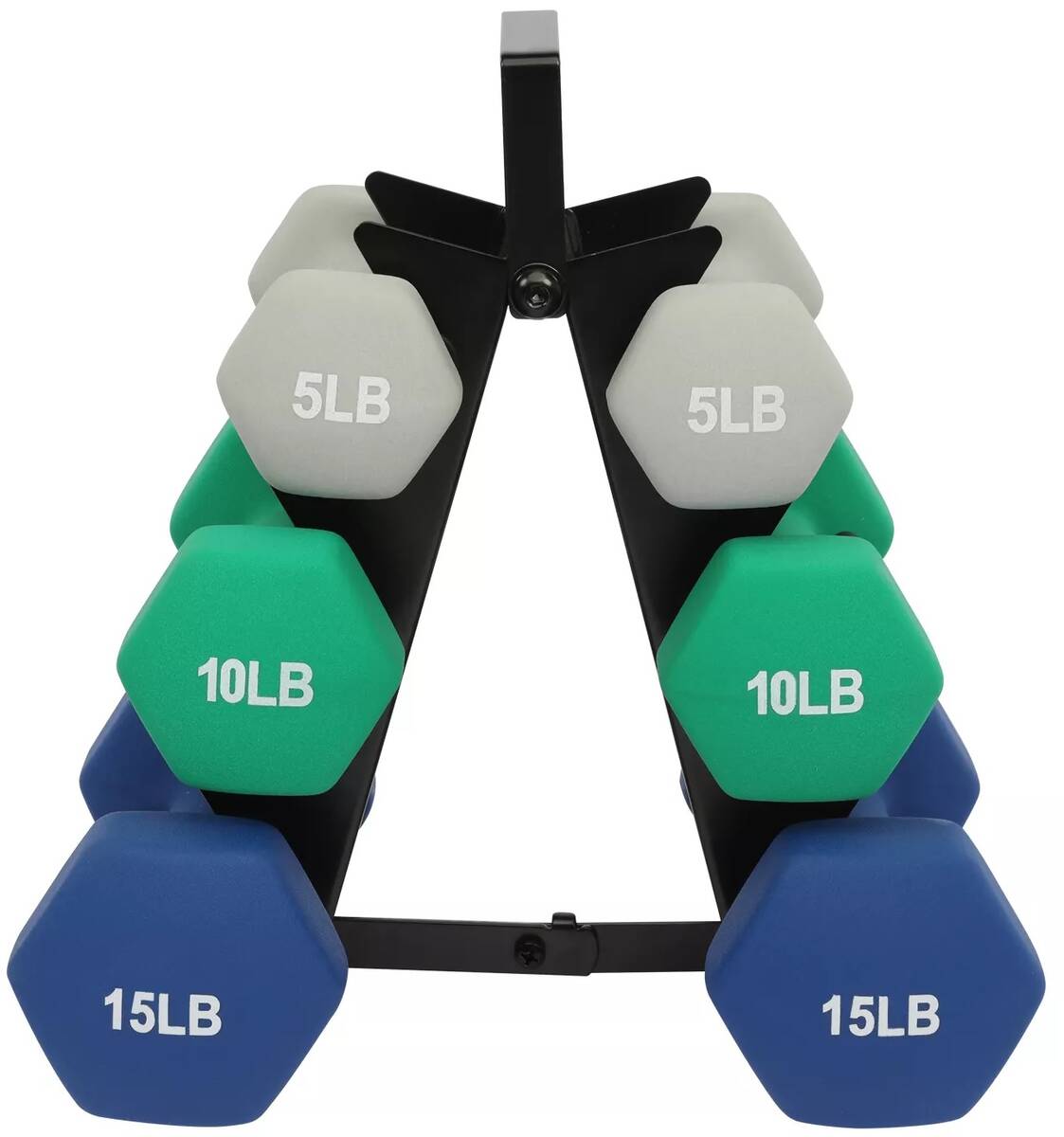 60 lb. Neoprene Dumbbell Set