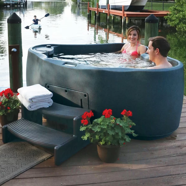 2-Person 20-Jet Oval Plug & Play Hot Tub