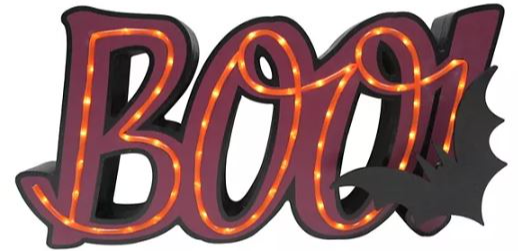 Halloween LED Boo Table Decor