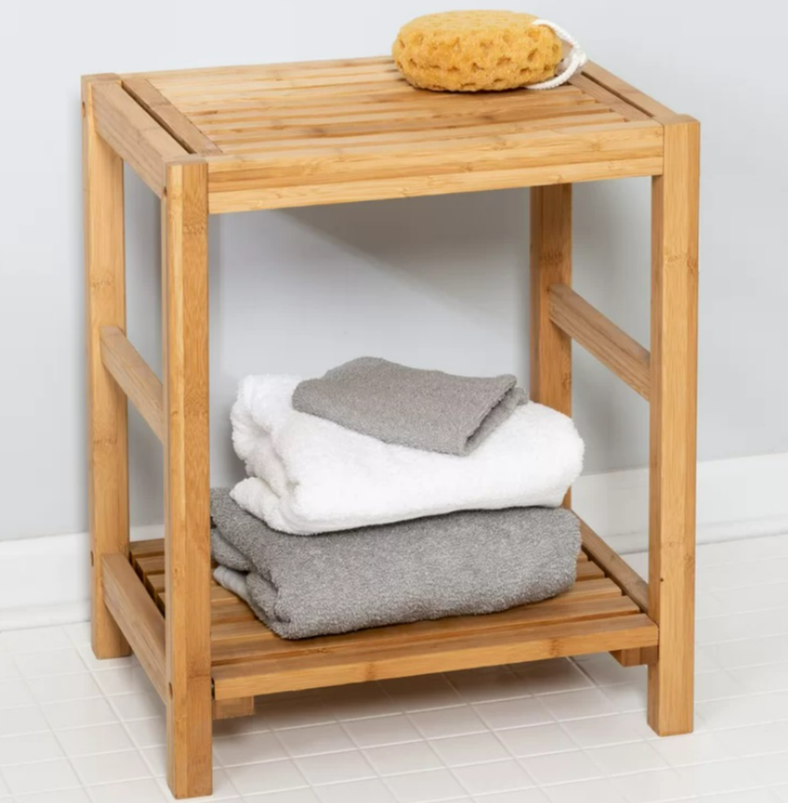 Bamboo Shower Bench